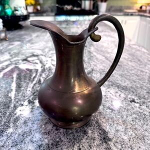Vintage Brass Pitcher